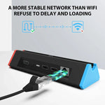 Adaptateur HDMI 4K avec port LAN 1000 Mbps pour Nintendo Switch/Switch OLED (modèle LAN), modèle LAN