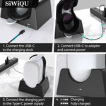 Support de charge VR pour Oculus Quest 2 Accessoires VR Support de rangement pour hôte Support de charge, support de charge VR