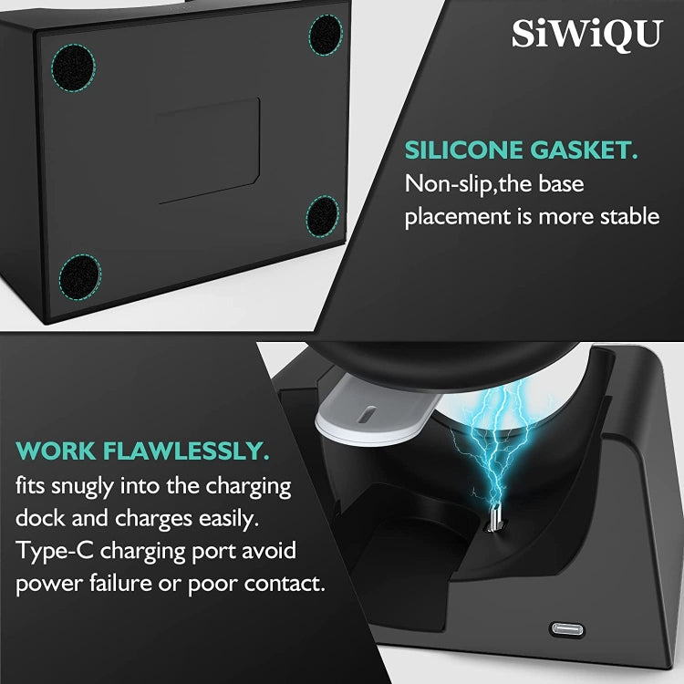 Support de charge VR pour Oculus Quest 2 Accessoires VR Support de rangement pour hôte Support de charge, support de charge VR