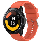 Bracelet en silicone à tête saillante avec boucle argentée, pour Samsung Galaxy Watch3 45 mm 22 mm, pour Samsung Galaxy Gear S3 Classic 22 mm, pour Samsung Galaxy Gear S3 Frontier 22 mm, pour Samsung Galaxy Watch Heart-S 20 mm
