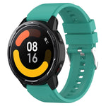 Bracelet en silicone à tête saillante avec boucle argentée, pour Samsung Galaxy Watch3 45 mm 22 mm, pour Samsung Galaxy Gear S3 Classic 22 mm, pour Samsung Galaxy Gear S3 Frontier 22 mm, pour Samsung Galaxy Watch Heart-S 20 mm