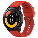 Bracelet en silicone à tête saillante avec boucle argentée, pour Samsung Galaxy Watch Heart-L 20mm, pour Samsung Galaxy Watch4 40mm/44mm 20mm, pour Samsung Galaxy Watch4 Classic 42mm/46mm 20mm, pour Samsung Galaxy Watch3 41mm 20mm