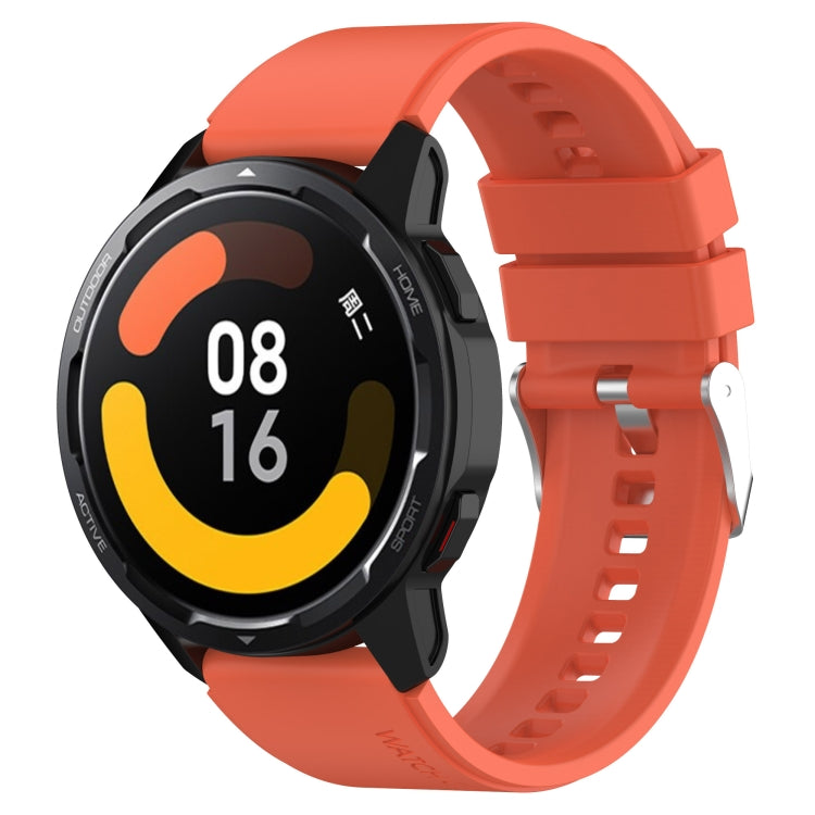 Bracelet en silicone à tête saillante avec boucle argentée, pour Samsung Galaxy Watch Heart-L 20mm, pour Samsung Galaxy Watch4 40mm/44mm 20mm, pour Samsung Galaxy Watch4 Classic 42mm/46mm 20mm, pour Samsung Galaxy Watch3 41mm 20mm