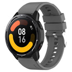 Bracelet en silicone à tête saillante avec boucle argentée, pour Samsung Galaxy Watch Active2 40mm/44mm 20mm, pour Samsung Galaxy Watch Active 40mm 20mm, pour Samsung Galaxy Watch 42mm 20mm, pour Samsung Galaxy Gear Sport/S2 Classic 20mm