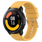 Bracelet en silicone à tête saillante avec boucle argentée, pour Samsung Galaxy Watch Active2 40mm/44mm 20mm, pour Samsung Galaxy Watch Active 40mm 20mm, pour Samsung Galaxy Watch 42mm 20mm, pour Samsung Galaxy Gear Sport/S2 Classic 20mm
