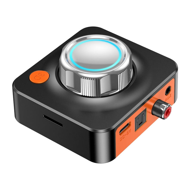 Récepteur audio Bluetooth 5.1 C39HD avec sortie AUX coaxiale à fibre optique prenant en charge la lecture TF, récepteur audio Bluetooth 5.1