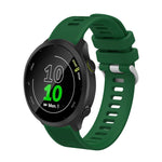20mm Silicone Twill Watch Band, For Garmin Forerunner 55, For Garmin Venu, For Garmin Venu SQ, For Garmin Vivomove 3