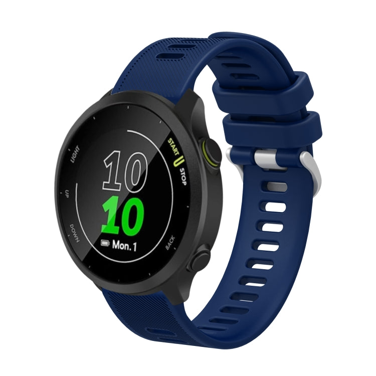 20mm Silicone Twill Watch Band, For Garmin Forerunner 55, For Garmin Venu, For Garmin Venu SQ, For Garmin Vivomove 3
