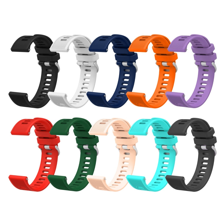 20mm Silicone Twill Watch Band, For Amazfit Pop Pro, For Amazfit Pop, For Amazfit BIP U, For Amazfit GTR 42mm