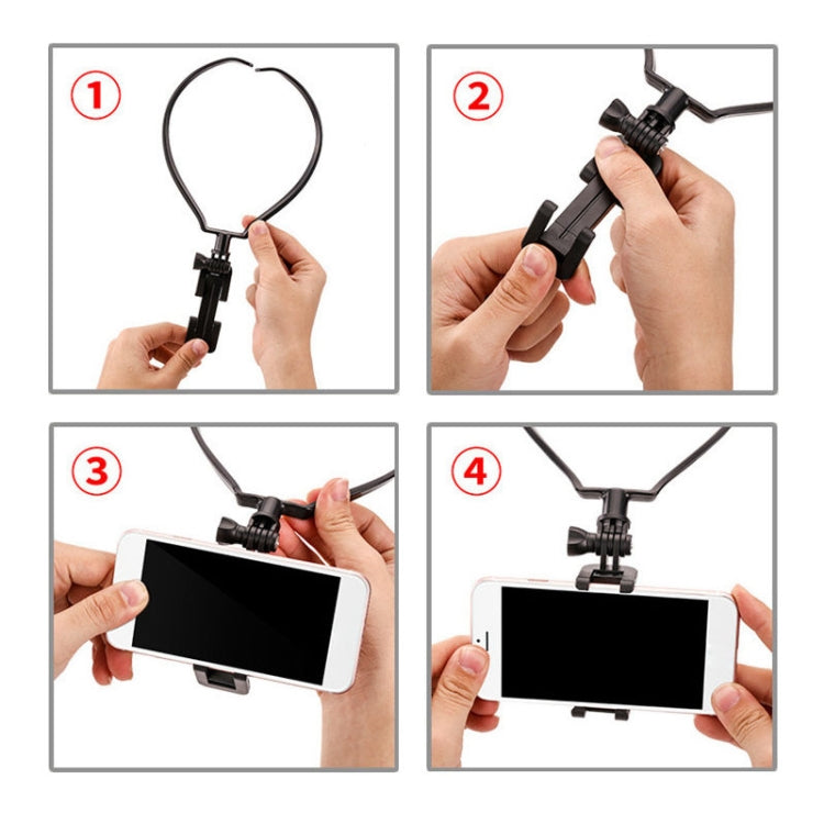 Support de cou pour selfie smartphone POV / VLOG
