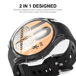 Coque souple transparente en TPU ENKAY Hat-Prince à couverture complète, pour Samsung Galaxy Watch 5 40 mm, pour Samsung Galaxy Watch 5 44 mm