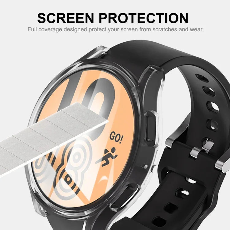 Coque souple transparente en TPU ENKAY Hat-Prince à couverture complète, pour Samsung Galaxy Watch 5 40 mm, pour Samsung Galaxy Watch 5 44 mm