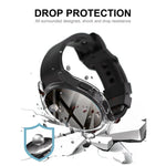 Coque souple transparente en TPU ENKAY Hat-Prince à couverture complète, pour Samsung Galaxy Watch 5 40 mm, pour Samsung Galaxy Watch 5 44 mm