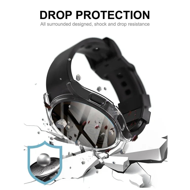 Coque souple transparente en TPU ENKAY Hat-Prince à couverture complète, pour Samsung Galaxy Watch 5 40 mm, pour Samsung Galaxy Watch 5 44 mm