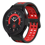 Bracelet de montre en silicone bicolore respirant 20mm, pour Samsung Galaxy Watch 5 40mm, pour Samsung Galaxy Watch 5 44mm