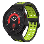 Bracelet de montre en silicone bicolore respirant 20mm, pour Samsung Galaxy Watch 5 40mm, pour Samsung Galaxy Watch 5 44mm