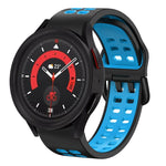 Bracelet de montre en silicone bicolore respirant 20mm, pour Samsung Galaxy Watch 5 40mm, pour Samsung Galaxy Watch 5 44mm