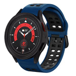 Bracelet de montre en silicone bicolore respirant 20mm, pour Samsung Galaxy Watch 5 40mm, pour Samsung Galaxy Watch 5 44mm