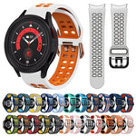 Bracelet de montre en silicone bicolore respirant 20mm, pour Samsung Galaxy Watch 5 40mm, pour Samsung Galaxy Watch 5 44mm