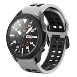 Bracelet de montre en silicone bicolore respirant 20 mm, pour Samsung Galaxy Watch 5 Pro 45 mm, pour Samsung Galaxy Watch 4 40 mm