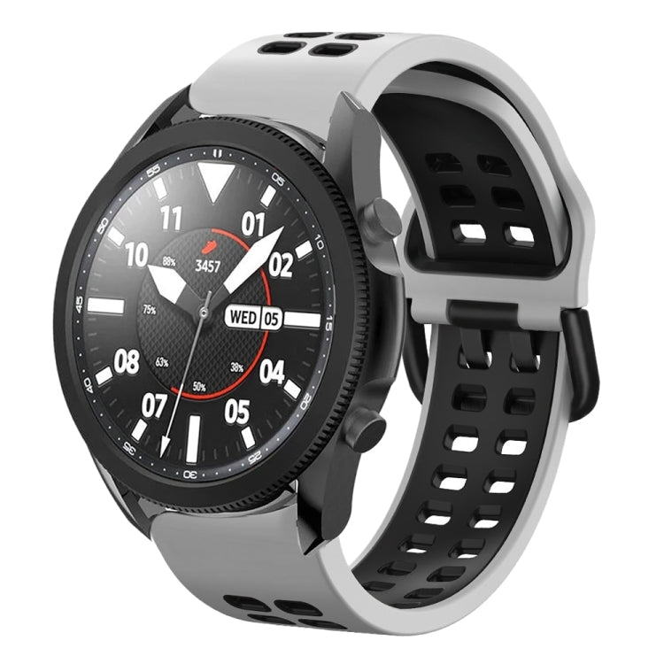 Bracelet de montre en silicone bicolore respirant 20 mm, pour Samsung Galaxy Watch 5 Pro 45 mm, pour Samsung Galaxy Watch 4 40 mm