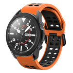 Bracelet de montre en silicone bicolore respirant 20 mm, pour Samsung Galaxy Watch 5 Pro 45 mm, pour Samsung Galaxy Watch 4 40 mm
