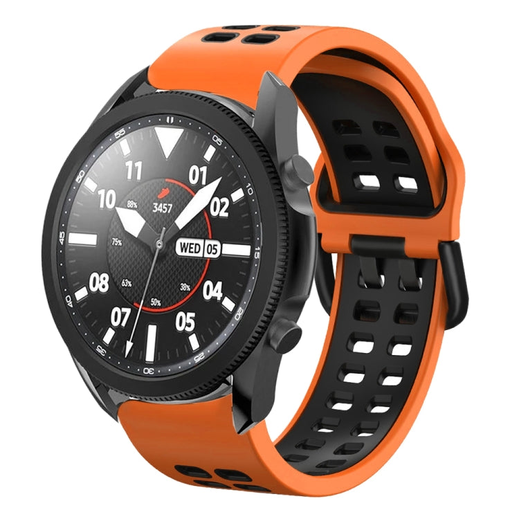 Bracelet de montre en silicone bicolore respirant 20 mm, pour Samsung Galaxy Watch 5 Pro 45 mm, pour Samsung Galaxy Watch 4 40 mm