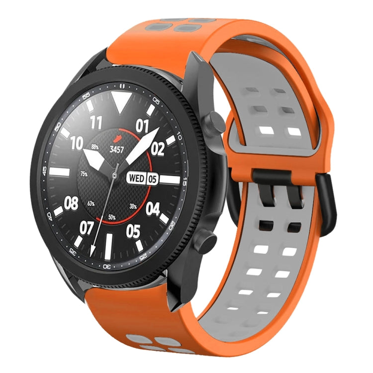 Bracelet de montre en silicone bicolore respirant 20 mm, pour Samsung Galaxy Watch 5 Pro 45 mm, pour Samsung Galaxy Watch 4 40 mm