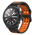 Bracelet de montre en silicone bicolore respirant 20 mm, pour Samsung Galaxy Watch 5 Pro 45 mm, pour Samsung Galaxy Watch 4 40 mm