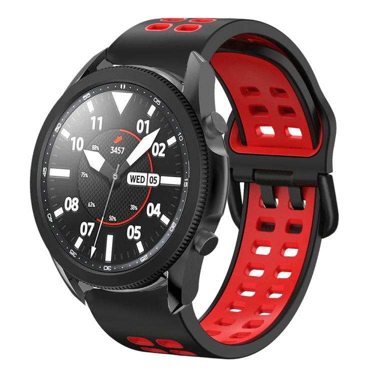 Bracelet de montre en silicone bicolore respirant 20 mm, pour Samsung Galaxy Watch 5 Pro 45 mm, pour Samsung Galaxy Watch 4 40 mm