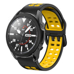 Bracelet de montre en silicone bicolore respirant 20 mm, pour Samsung Galaxy Watch 5 Pro 45 mm, pour Samsung Galaxy Watch 4 40 mm