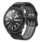 Bracelet de montre en silicone bicolore respirant 20 mm, pour Samsung Galaxy Watch 5 Pro 45 mm, pour Samsung Galaxy Watch 4 40 mm