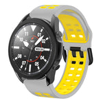 Bracelet de montre en silicone bicolore respirant 20 mm, pour Samsung Galaxy Watch 5 Pro 45 mm, pour Samsung Galaxy Watch 4 40 mm