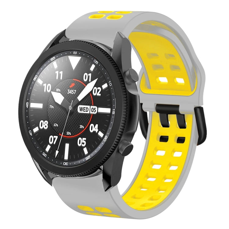Bracelet de montre en silicone bicolore respirant 20 mm, pour Samsung Galaxy Watch 5 Pro 45 mm, pour Samsung Galaxy Watch 4 40 mm