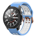 Bracelet de montre en silicone bicolore respirant 20 mm, pour Samsung Galaxy Watch 5 Pro 45 mm, pour Samsung Galaxy Watch 4 40 mm