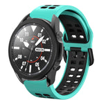 Bracelet de montre en silicone bicolore respirant 20 mm, pour Samsung Galaxy Watch 5 Pro 45 mm, pour Samsung Galaxy Watch 4 40 mm