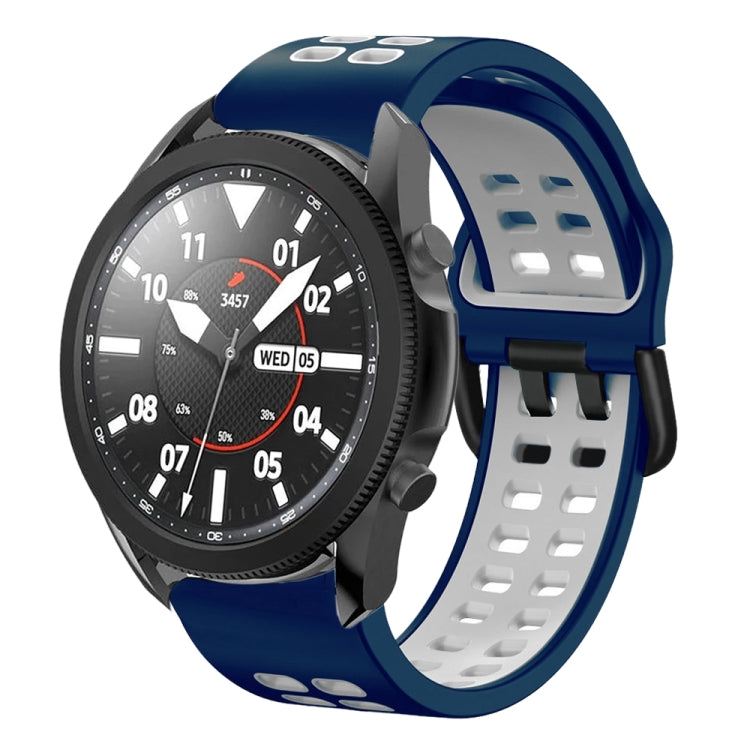 Bracelet de montre en silicone bicolore respirant 20 mm, pour Samsung Galaxy Watch 5 Pro 45 mm, pour Samsung Galaxy Watch 4 40 mm