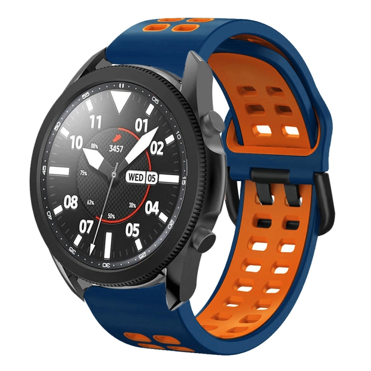 Bracelet de montre en silicone bicolore respirant 20 mm, pour Samsung Galaxy Watch 5 Pro 45 mm, pour Samsung Galaxy Watch 4 40 mm