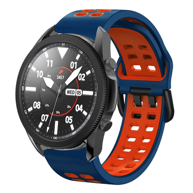 Bracelet de montre en silicone bicolore respirant 20 mm, pour Samsung Galaxy Watch 5 Pro 45 mm, pour Samsung Galaxy Watch 4 40 mm