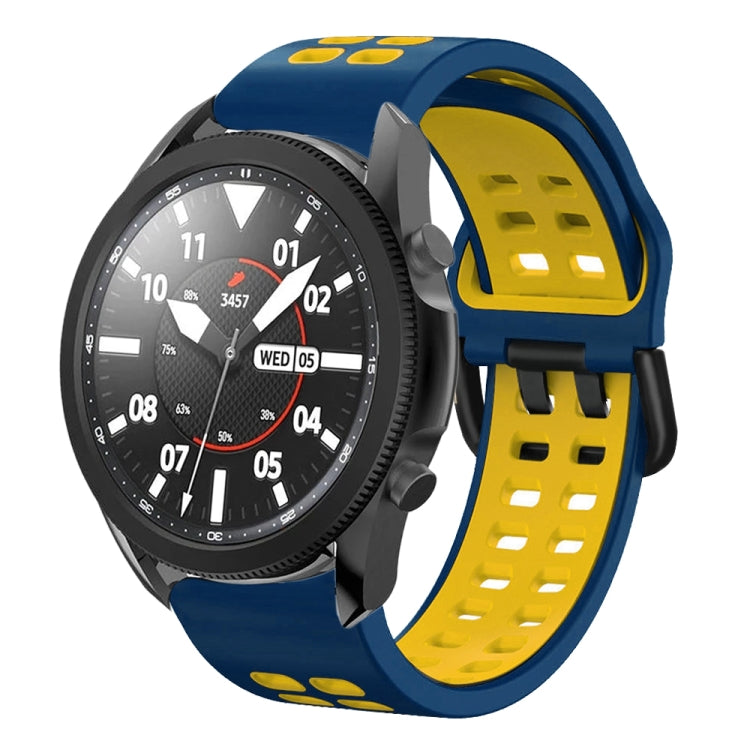 Bracelet de montre en silicone bicolore respirant 20 mm, pour Samsung Galaxy Watch 5 Pro 45 mm, pour Samsung Galaxy Watch 4 40 mm