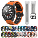 Bracelet de montre en silicone bicolore respirant 20 mm, pour Samsung Galaxy Watch 5 Pro 45 mm, pour Samsung Galaxy Watch 4 40 mm