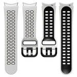 Bracelet de montre en silicone bicolore respirant 20 mm, pour Samsung Galaxy Watch 5 Pro 45 mm, pour Samsung Galaxy Watch 4 40 mm