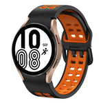 Bracelet de montre en silicone bicolore respirant 20 mm, pour Samsung Galaxy Watch 5 Pro 45 mm, pour Samsung Galaxy Watch 4 40 mm