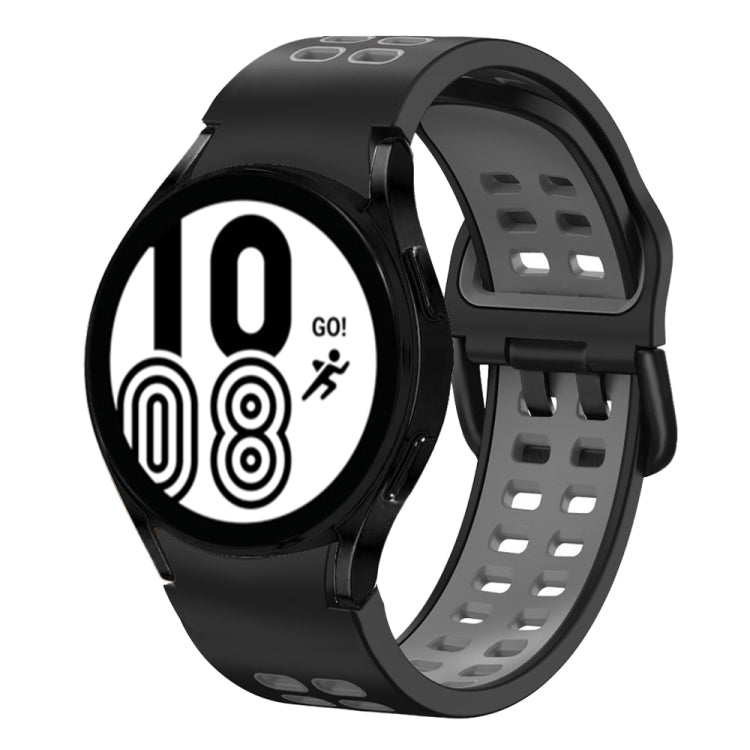 Bracelet de montre en silicone bicolore respirant 20 mm, pour Samsung Galaxy Watch 5 Pro 45 mm, pour Samsung Galaxy Watch 4 40 mm