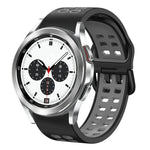 Bracelet de montre en silicone bicolore respirant 20 mm, pour Samsung Galaxy Watch 4 Classic 42 mm, pour Galaxy Watch Active 2