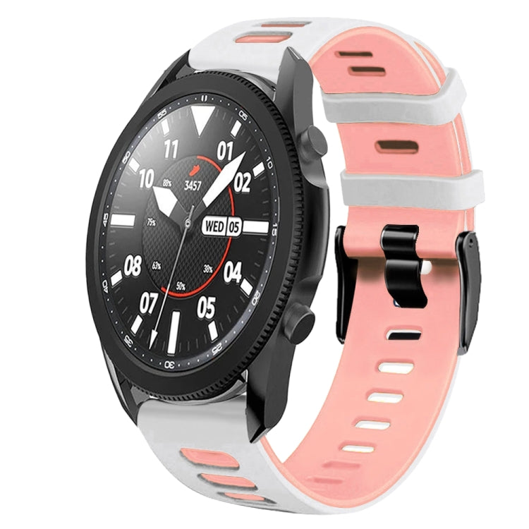 Bracelet de montre bicolore en silicone de 20 mm, pour Samsung Galaxy Watch 5 Pro 45mm, pour Samsung Galaxy Watch 4 40mm