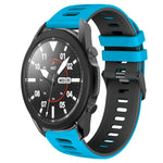 Bracelet de montre bicolore en silicone de 20 mm, pour Samsung Galaxy Watch 5 Pro 45mm, pour Samsung Galaxy Watch 4 40mm