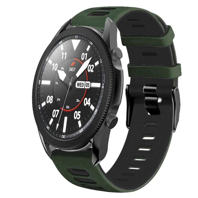 Bracelet de montre bicolore en silicone de 20 mm, pour Samsung Galaxy Watch 5 Pro 45mm, pour Samsung Galaxy Watch 4 40mm