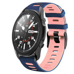 Bracelet de montre bicolore en silicone de 20 mm, pour Samsung Galaxy Watch 5 Pro 45mm, pour Samsung Galaxy Watch 4 40mm