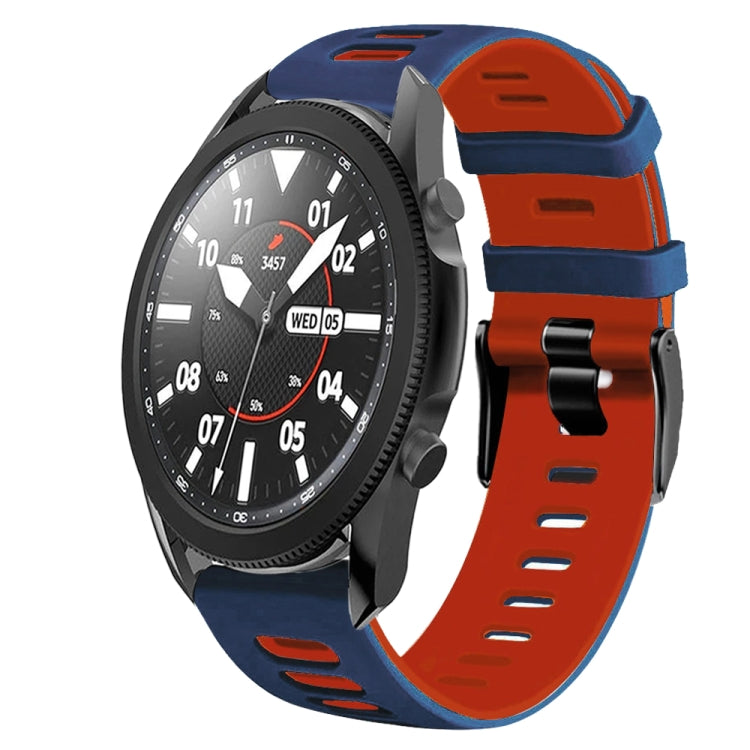 Bracelet de montre bicolore en silicone de 20 mm, pour Samsung Galaxy Watch 5 Pro 45mm, pour Samsung Galaxy Watch 4 40mm